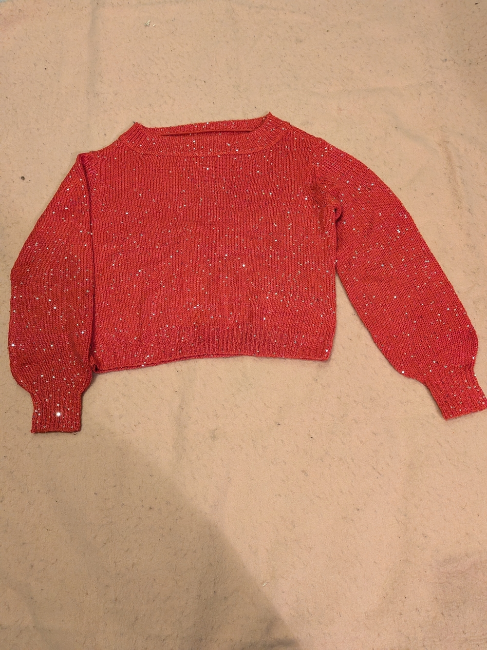 Vero Moda Cropped Sweater With Sequins